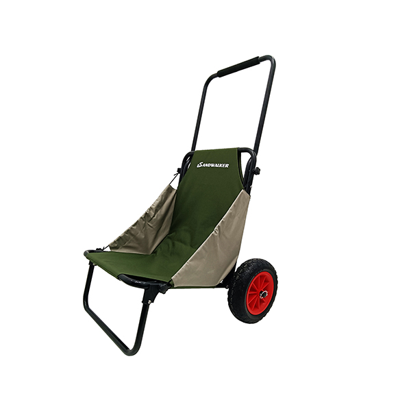 Was macht das zusammenklappbare Design für die Tragbarkeit eines Strandwagens so wichtig?